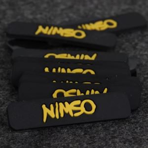 Zákazková výroba vznesené Logo gumené silikónové Patch