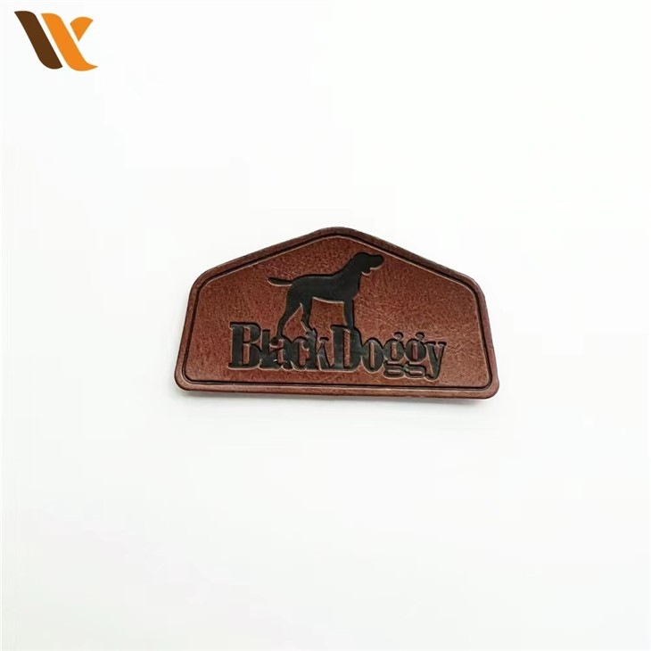 Manufacture Custom Embossed Leather Label